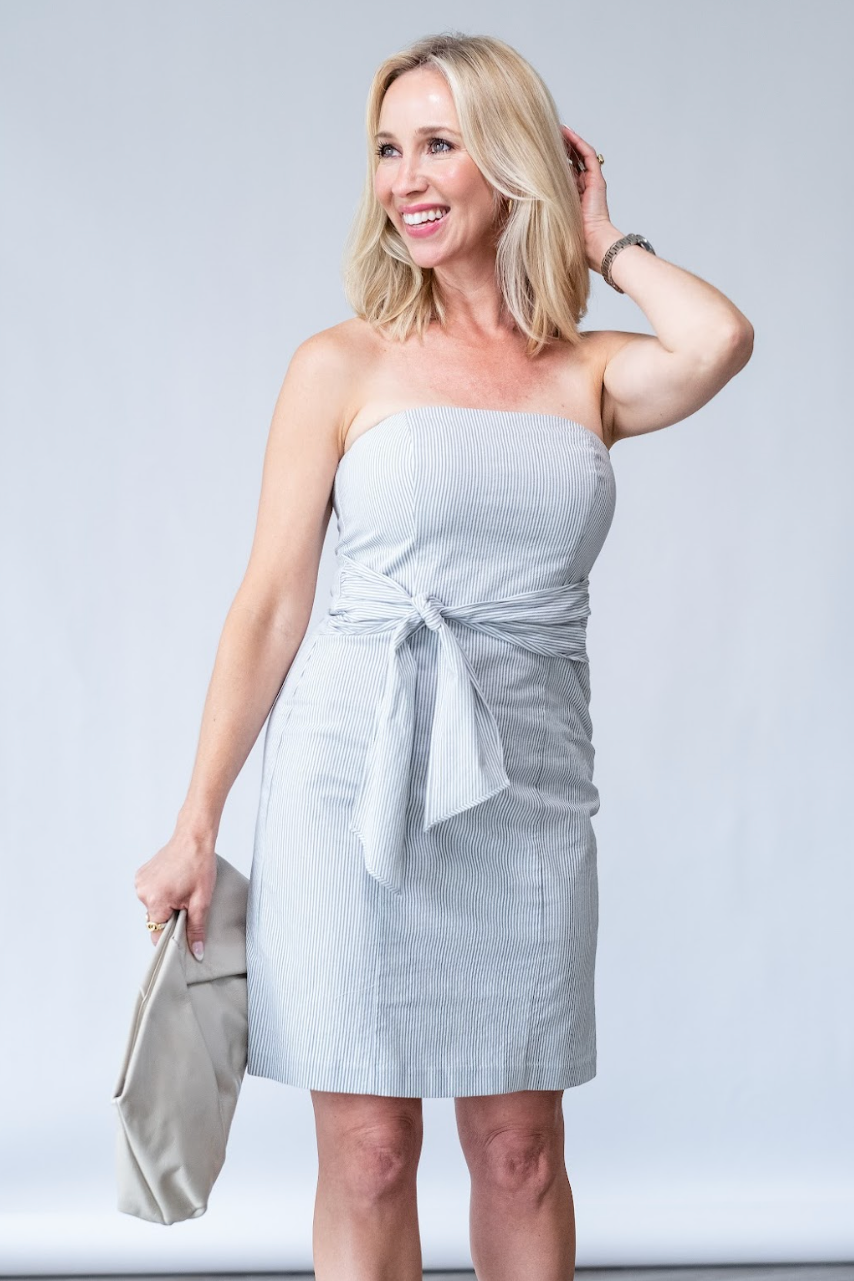 Braelynn Dress in Pearl - Lukka Boutique