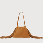 Diana Fringe Bag Tan Suede - Lukka Boutique
