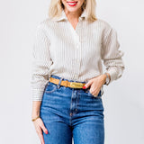 The Charles Shirt in Oxford Blue