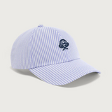 Antonie Club Cap in Xenon Blue Pinstripe - Lukka Boutique