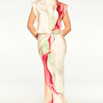 Sierra Skirt in Divine Marble - Lukka Boutique