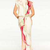 Sierra Skirt in Divine Marble - Lukka Boutique