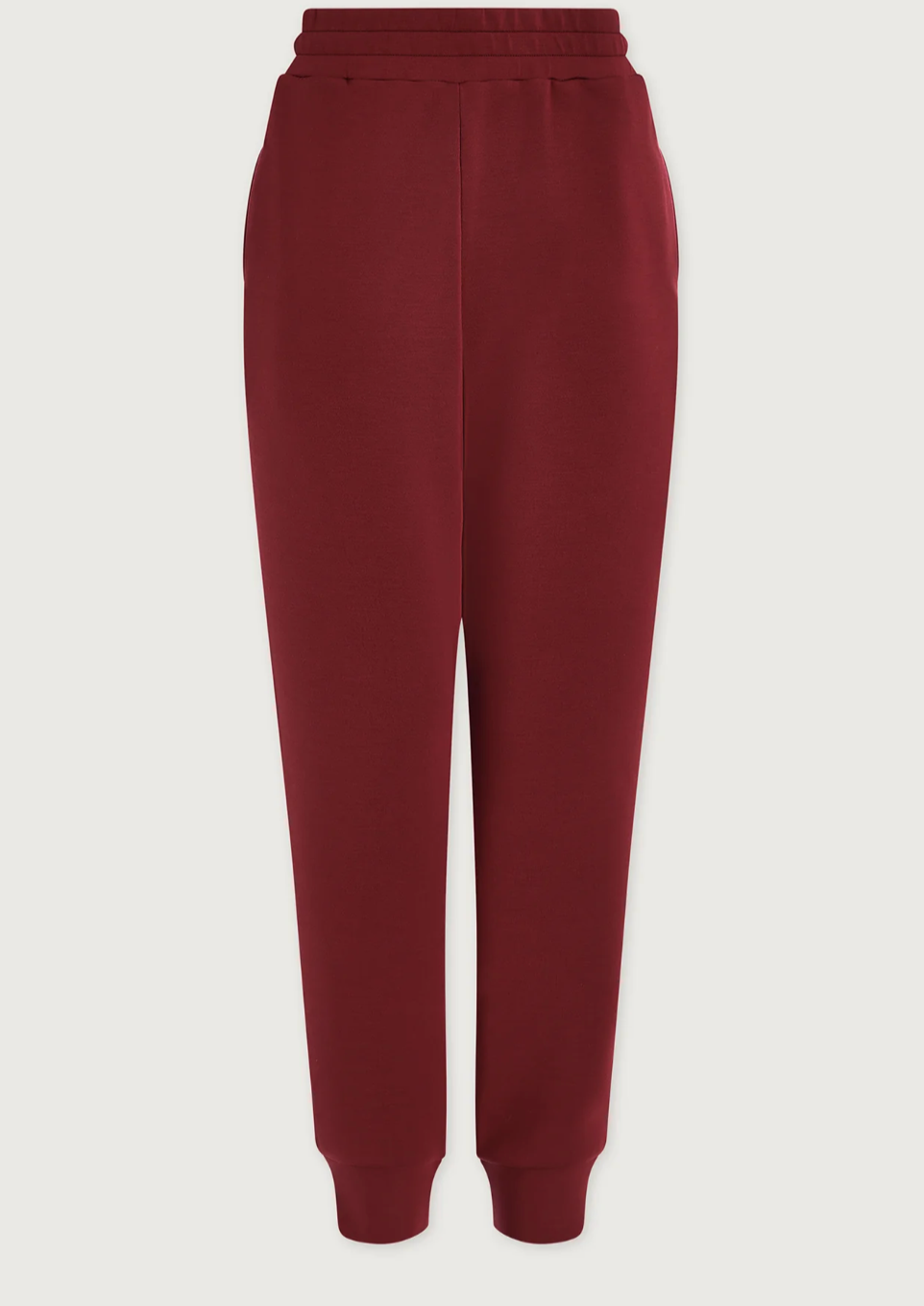 The Slim Cuff Pant 27.5" in New Maroon - Lukka Boutique