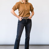 Puff Sleeve Sweater in Butterscotch