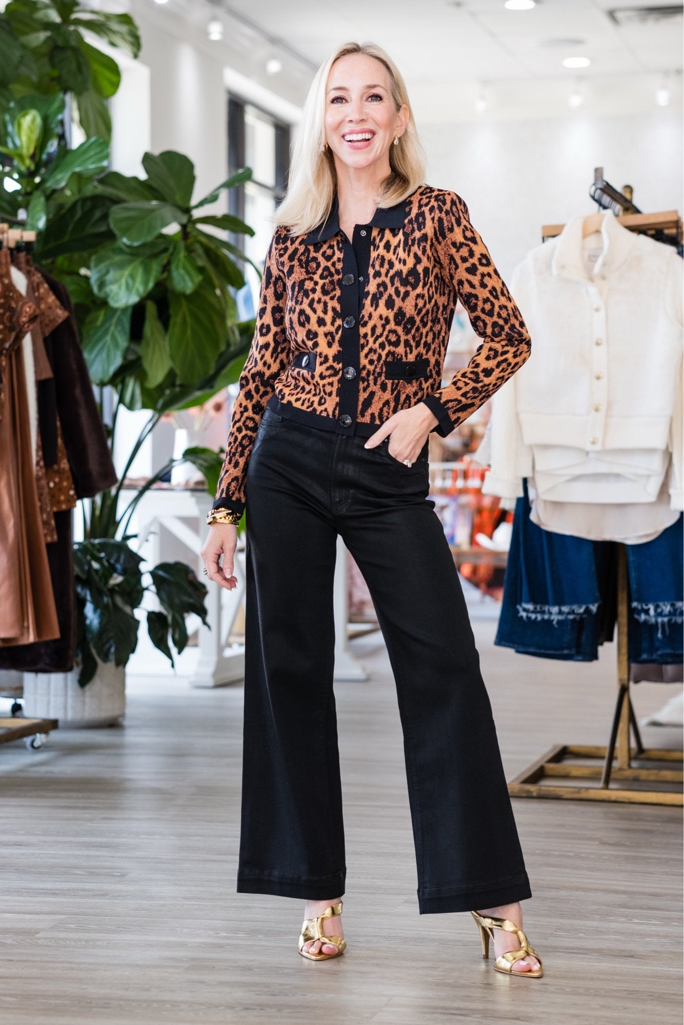 Shop the Look: Leopard Cardi image