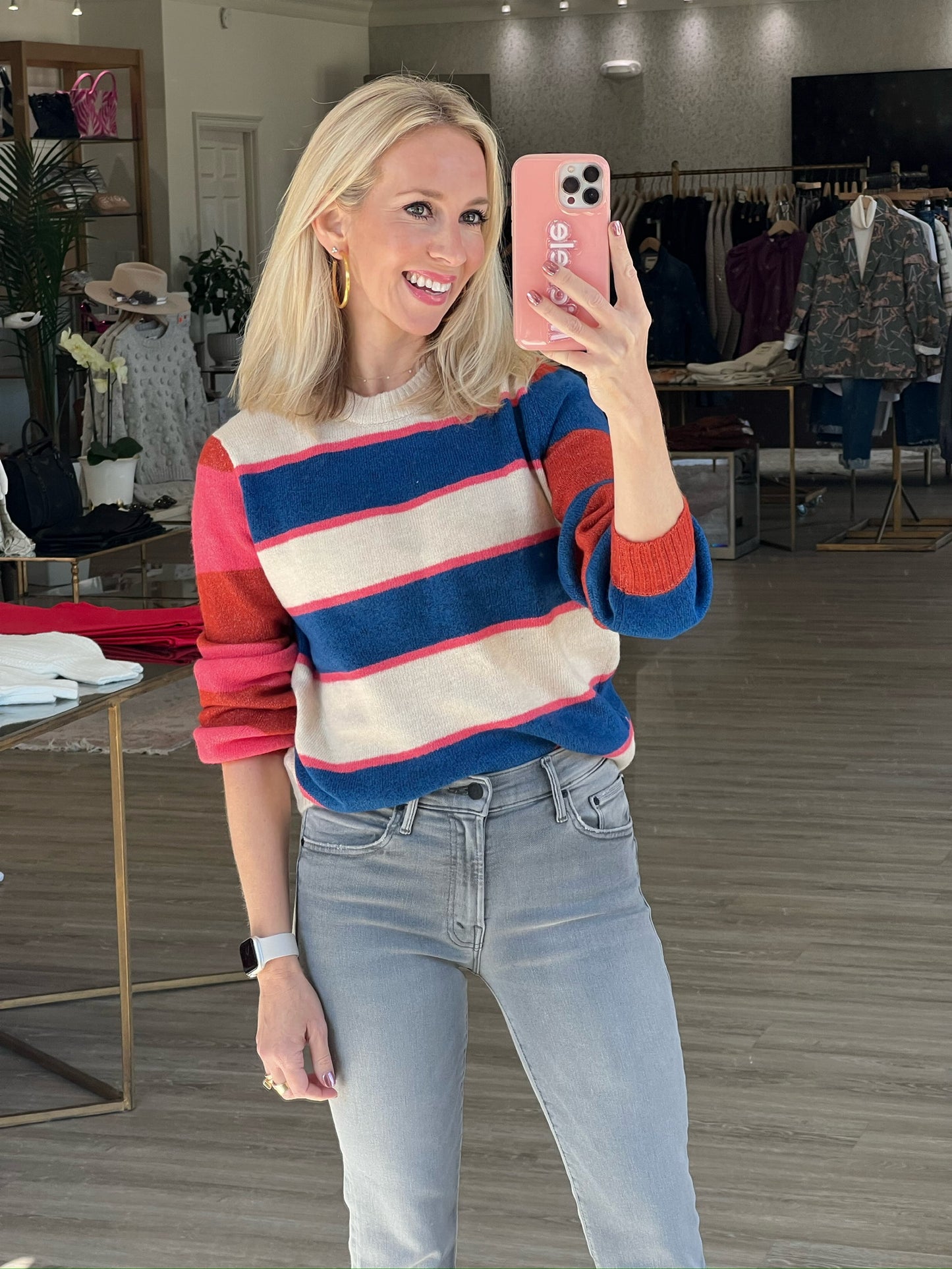 
                  
                    Ruched Sleeve Print Top
                  
                